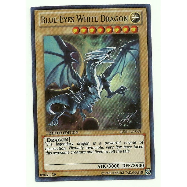 Yugioh Blue-Eyes White Dragon JUMP-EN068 Ultra Rare Limited Edition Mint!
